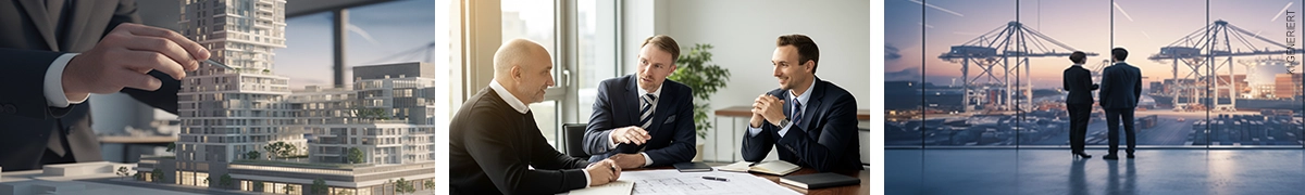 Insolvenzexperten, Rechtsanwälte Dr. Timm Nissen, Joachim Beuck und Martin Beuck